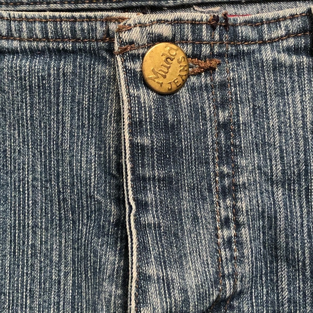 Y2K MUDD Denim Jean Mini Skirt Size 9 Junior —#092 - Picture 3 of 11